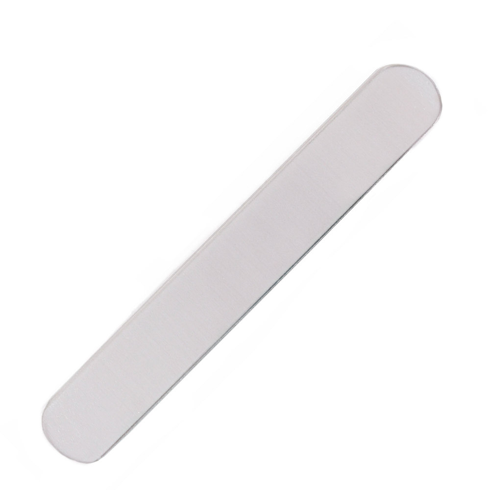Metal Stamping Blanks Aluminum Bracelet Blank, 152mm (6") x 25mm (1"), 12 Gauge - Deburred with Smooth Edges